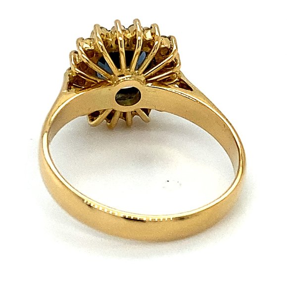 Certified Cobalt Blue Spinel 2.00ct Diamond Ring - Picture 4 of 7